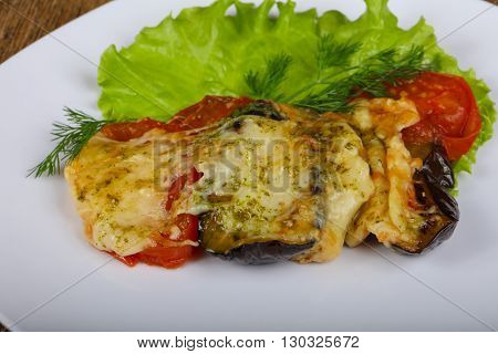 Vegerables Baked With Cheese