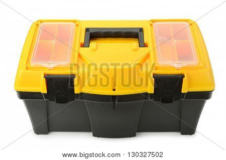 Tool box isolated on white background