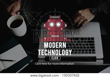 Robot Cyborg AI Robotics Android Concept