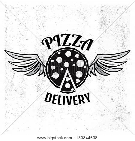 Pizza Delivery Logo. Fast Delivery Logo One