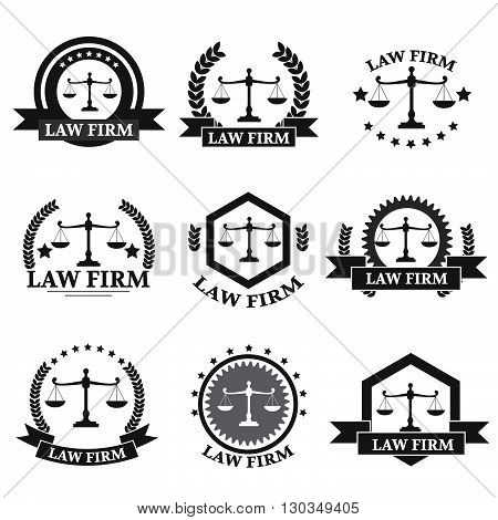 Law Firm Logo Set