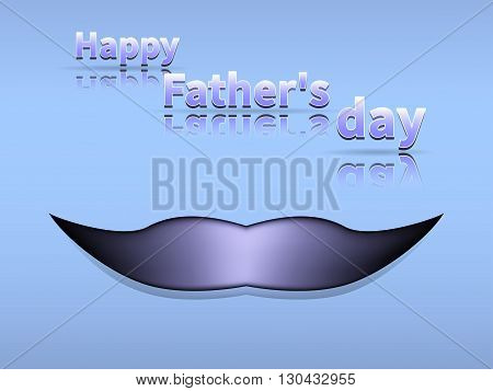 Vector illustration abstract background card Happy Fathers Day.