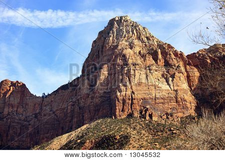 Turm der Jungfrau Zion Canyon Nationalpark Utah