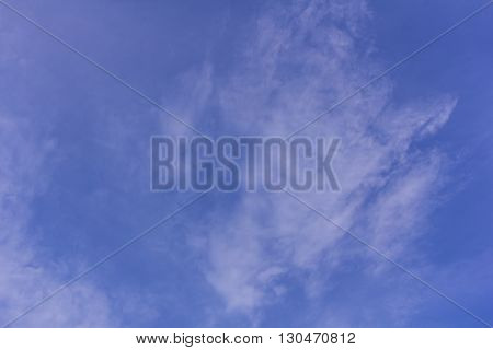 Blue sky with clouds , background and texture