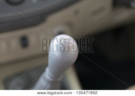 Gearstick Of New Car