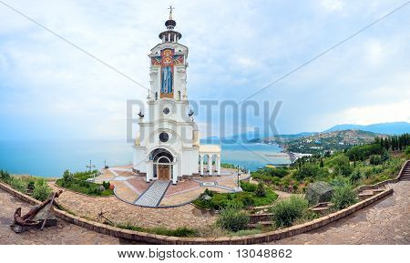 Templom - Múzeum a balesetek a víz (malorechenskoye falu, Crimea).