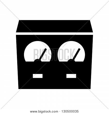 Voltage regulator ( shade picture ) on white