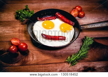 Smile From Eggs, From The Food Smiley