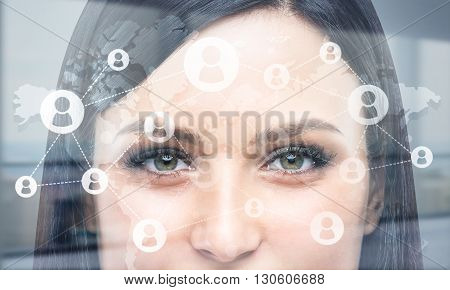 Face With Social Network
