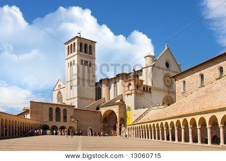 Basilikaen St. Francesco i Assisi, Italien