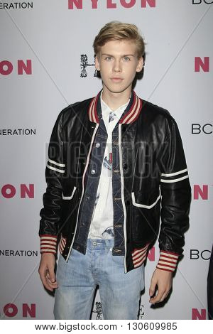 LOS ANGELES - MAY 12:  Aidan Alexander at the NYLON Young Hollywood May Issue Event at HYDE Sunset on May 12, 2016 in Los Angeles, CA