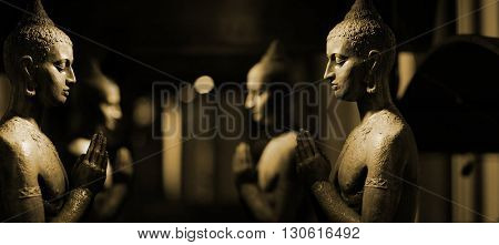 Indian statue. Buddha