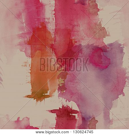 Watercolor Spots Seamless Pattern