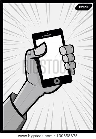 Cartoon. Vector illustration. Pop art retro style. Comics strip