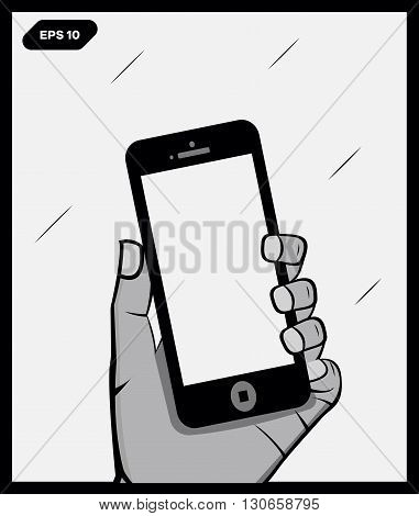 Cartoon. Vector illustration. Pop art retro style. Comics strip
