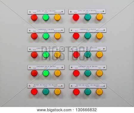 Automation display ,Remote control motors cubicle with P L C control system.