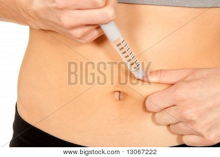 Colpo di insulina diabete insulina paziente Making