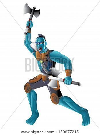 Bushman - Character Design.It's for cartoon and animation.