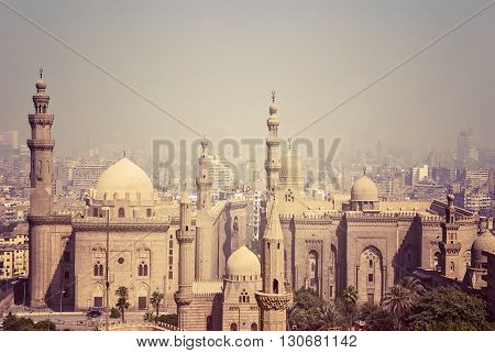 View Of Cairo From The Saladin Citadel Egypt