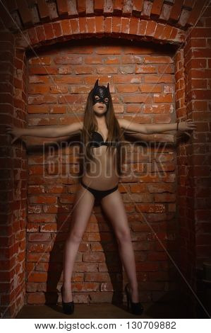 Girl In The Mask Of Batman