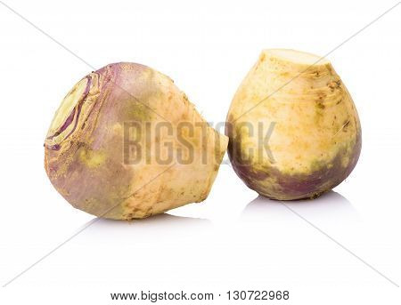 Swede Isolated On White Background
