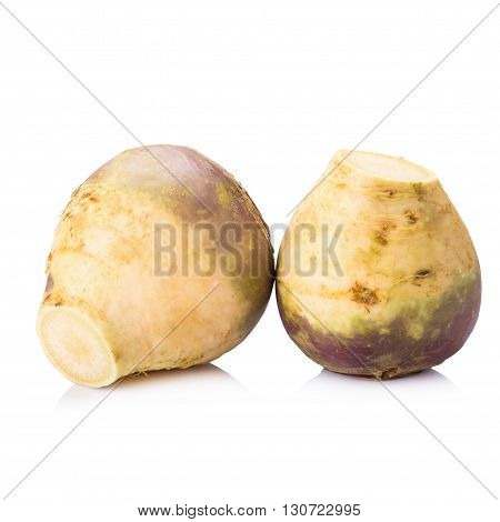 Swede Isolated On White Background