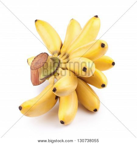 Pisang Mas Isolated On White Background