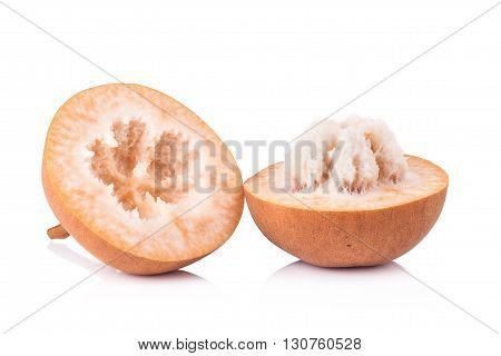 Santol Fruit Isolated On White Background