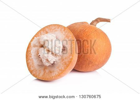 Santol Fruit Isolated On White Background