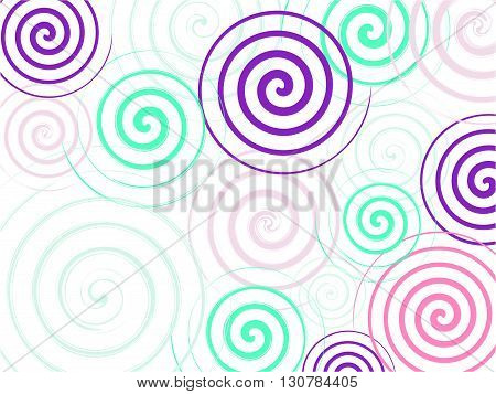 Texture Spiral colorful ornament. Spiral background. Circle background