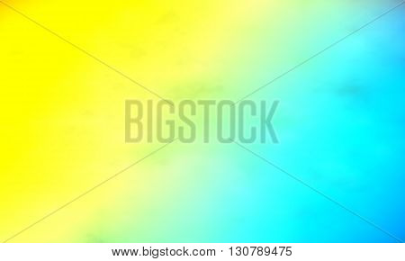 Background paint stains multicolored smoke. Watercolor smoky. Watercolor background. Yellow-blue color.