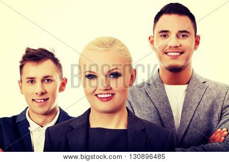 Business people - two man and woman