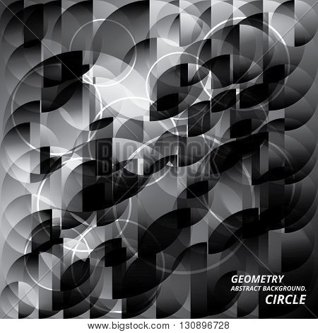 Geometry Abstract Background Pattern Circle Vector Illustration