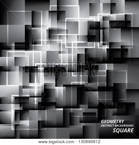Geometry Abstract Background Pattern Square Vector Illustration
