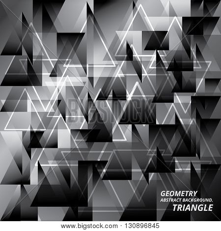 Geometry Abstract Background Pattern Triangle Vector Illustration