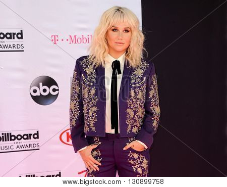 Kesha at the 2016 Billboard Music Awards held at T-Mobile Arena in Las Vegas, USA on May 22, 2016.