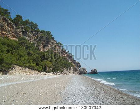 Travel to Turkey, Beldibi Antalya on the Mediterranean Sea