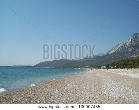 Travel to Turkey, Beldibi Antalya on the Mediterranean Sea