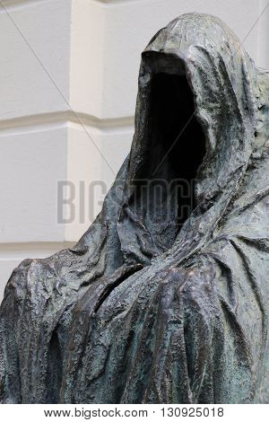 Statue in Prague by Anna Chromy of 