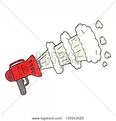 freehand textured cartoon loud hailer