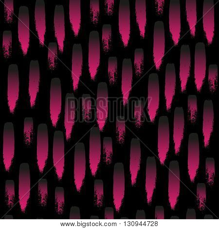 Seamless pattern with strokes of a paint brush