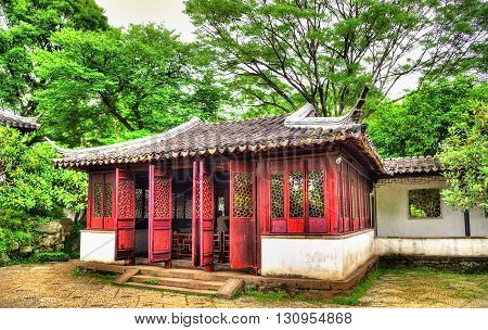 Humble Administrator's Garden, the largest garden in Suzhou, China. UNESCO heritage site.