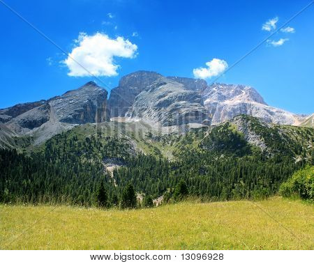 montagne e pascoli alpini