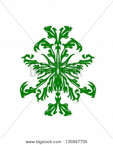 Orient abstract floral pattern - vector illustration.