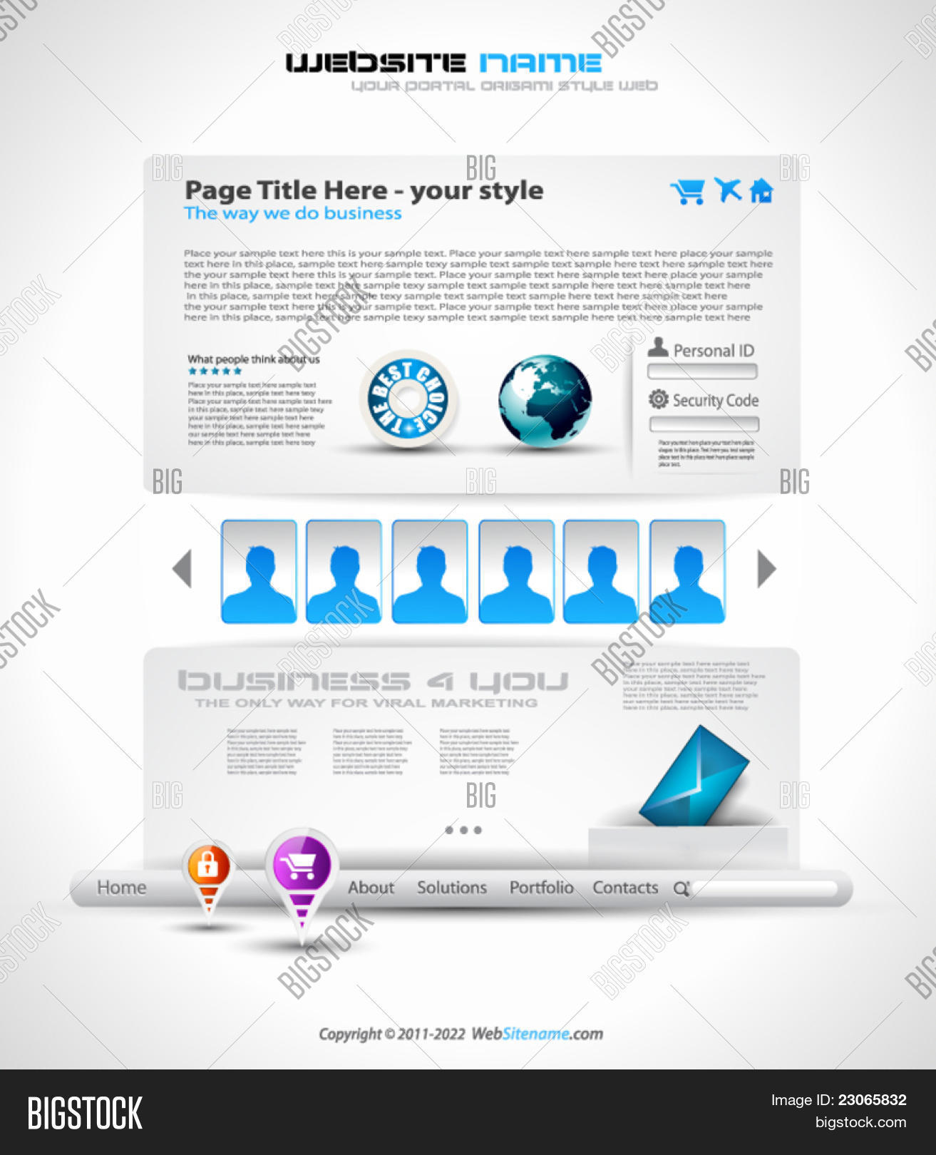 HighTech Website - Vector & Photo (Free Trial) | Bigstock