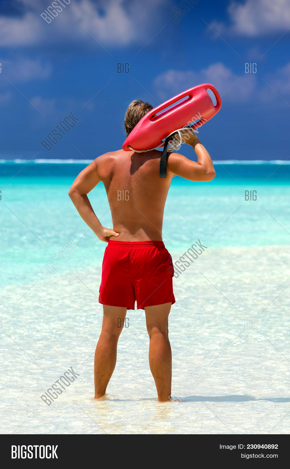 Male Lifeguard On Duty Image & Photo (Free Trial) Bigstock