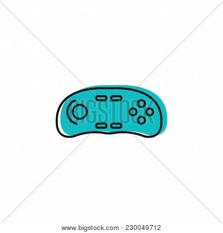 Virtual Reality Control Icon. Doodle Illustration Of Virtual Reality Remote Control Vector Icon For 