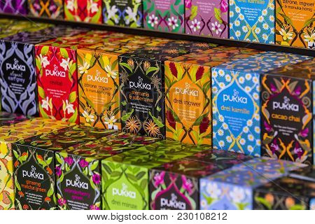 23 August 2017, Vienna, Austria:the Oldest In Vienna Is The Naschmarkt Market With Products Of Alcoh