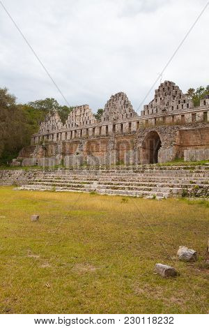 Majestic Ruins In Uxmal,mexico. Uxmal Is An Ancient Maya City Of The Classical Period In Present-day