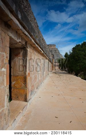 Majestic Ruins In Uxmal,mexico. Uxmal Is An Ancient Maya City Of The Classical Period In Present-day